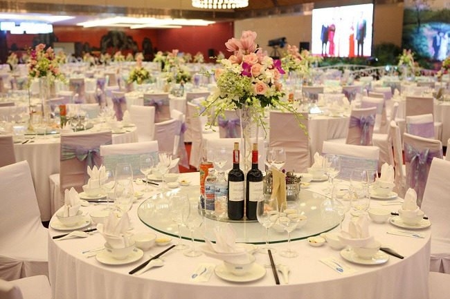 Mẫu set up 5 món tiêu chuẩn Á Đông